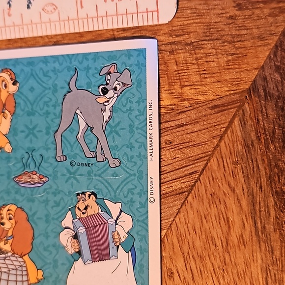 Hallmark Disney Lady and the Tramp sticker sheet - Picture 4 of 5